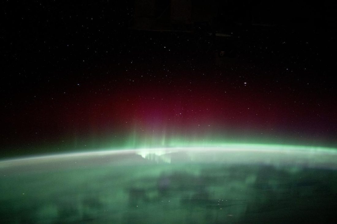 Aurore vue de l'espace — photo d'astronomie
