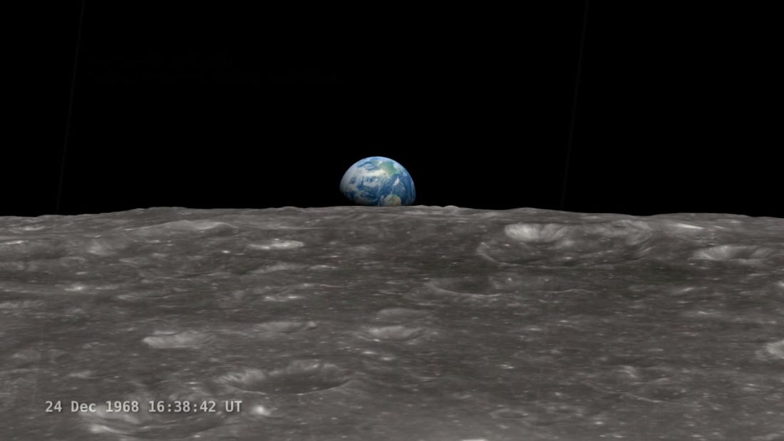 Lever de Terre (Apollo 8) — photo d'astronomie